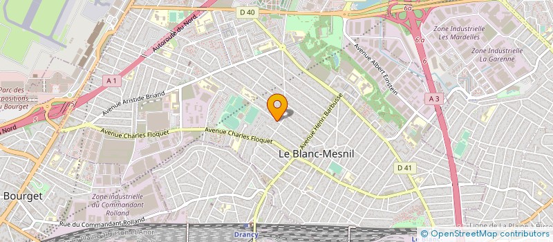 localisation de l'entreprise MDA à LE BLANC-MESNIL