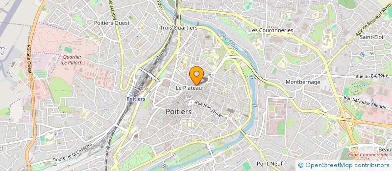 localisation de l'entreprise MDA 86 à POITIERS