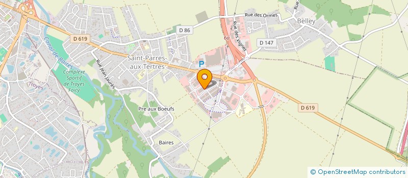 localisation de l'entreprise MDA  SAINT-PARRES-AUX-TERTRES