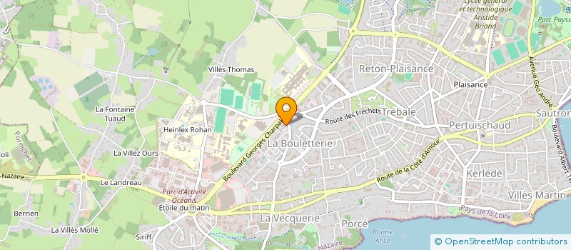 localisation de l'entreprise MDA  SAINT-NAZAIRE