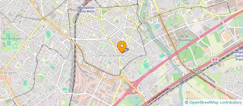 localisation de l'entreprise MDA AUTO 34 à MONTPELLIER
