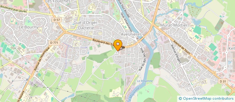 localisation de l'entreprise MDA AUTO à LAVAL