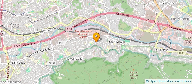 localisation de l'entreprise MDA AUTOMOBILES à MARSEILLE