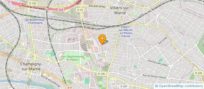 localisation de l'entreprise MDA BATIMENT à ASNIERES-SUR-SEINE
