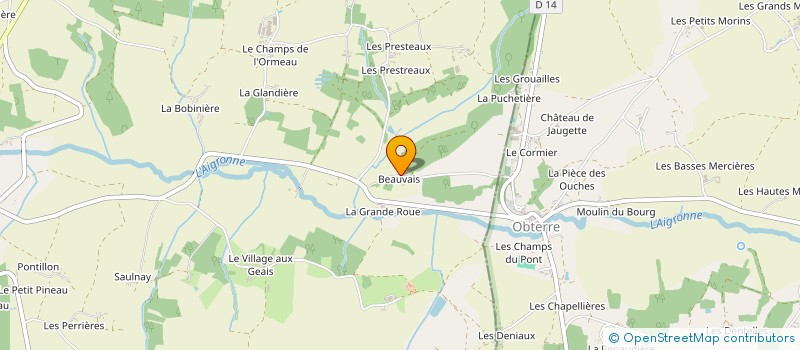 localisation de l'entreprise MDA CONCEPT  CHARNIZAY