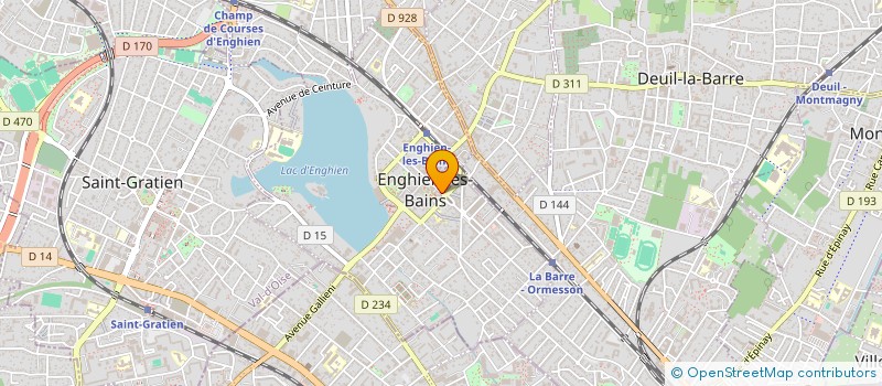 localisation de l'entreprise MDA ENGHIEN à ENGHIEN-LES-BAINS