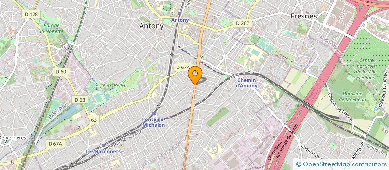 localisation de l'entreprise MDA GROUPE à ANTONY
