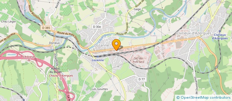 localisation de l'entreprise MDA ISTRES à LOZANNE