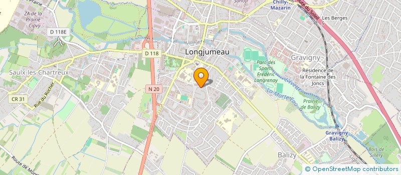 localisation de l'entreprise MDA MARKET à LONGJUMEAU