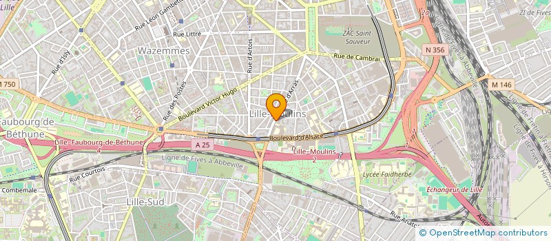localisation de l'entreprise MDA RENT à LILLE