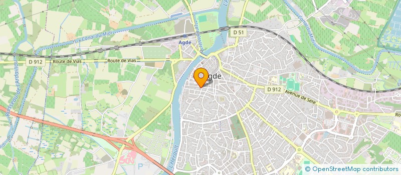 localisation de l'entreprise MDA SERVICES  AGDE