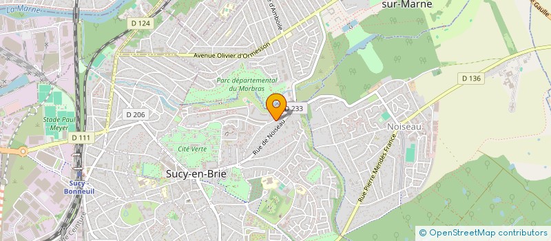 localisation de l'entreprise MDA SERVICES à SUCY-EN-BRIE