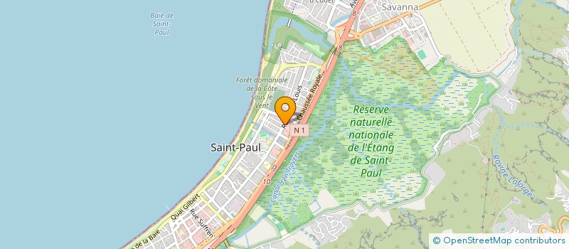 localisation de l'entreprise MDA SYNERGIE à SAINT-PAUL