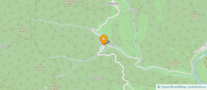 localisation de l'entreprise MDA TRANSPORT  ROQUEBRUN