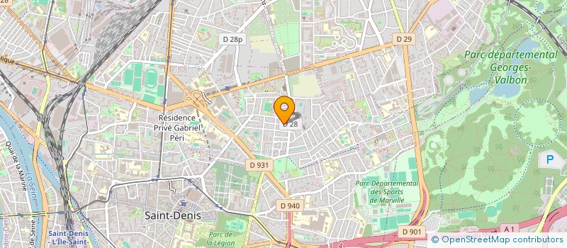 localisation de l'entreprise MDA TRAVAUX  SAINT-DENIS