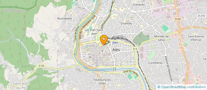 localisation de l'entreprise MDAMH à ALES
