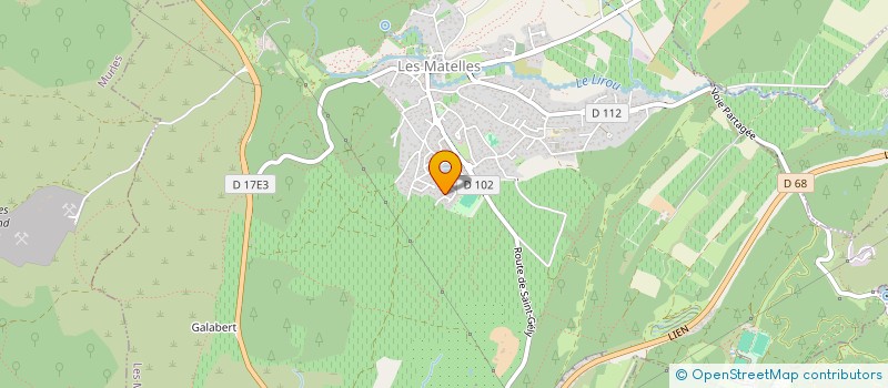 localisation de l'entreprise MDAO BEL AIR  LES MATELLES