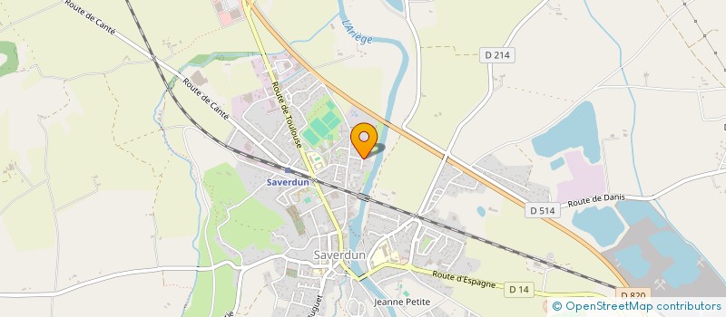 localisation de l'entreprise MDAS IMMO à SAVERDUN