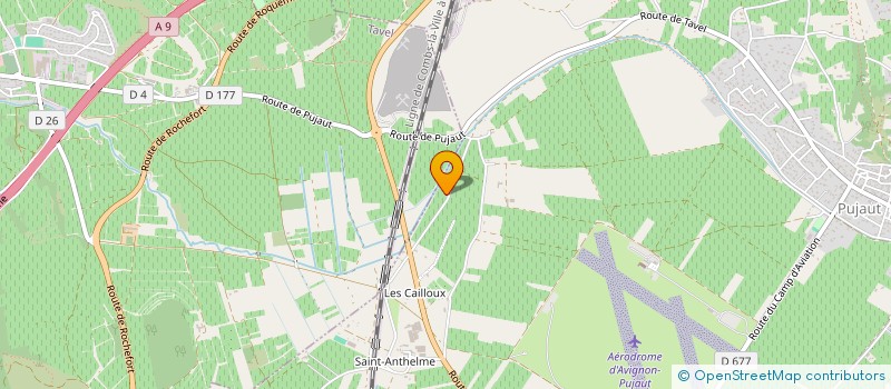 localisation de l'entreprise MDAV  PUJAUT