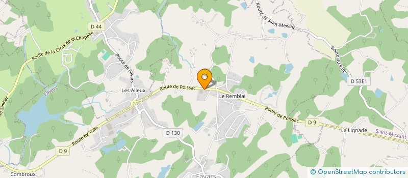localisation de l'entreprise MDB à FAVARS