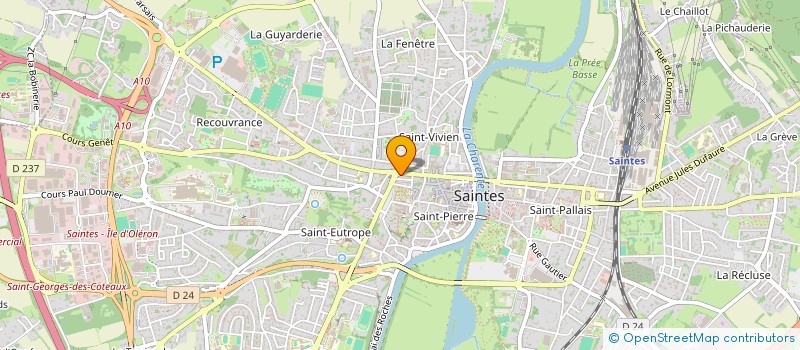 localisation de l'entreprise MDB  SAINTES