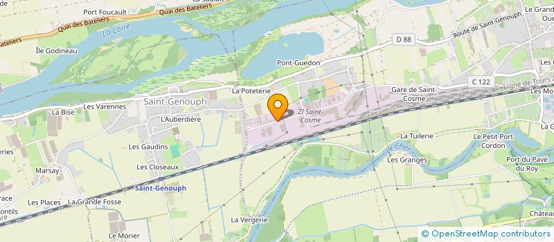localisation de l'entreprise MDB à CRAVANT-LES-COTEAUX