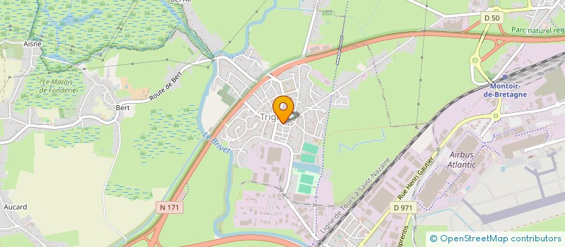 localisation de l'entreprise MDB  TRIGNAC