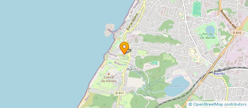 localisation de l'entreprise MDB à BIARRITZ