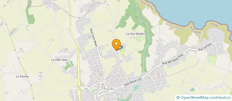 localisation de l'entreprise MDB à PORDIC