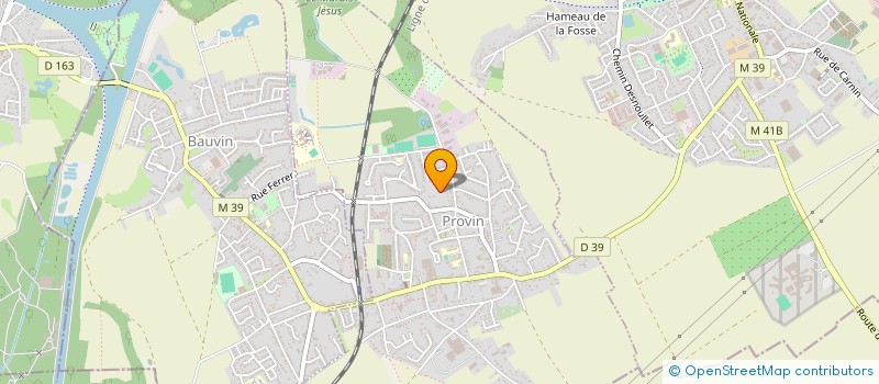 localisation de l'entreprise MDB  PROVIN