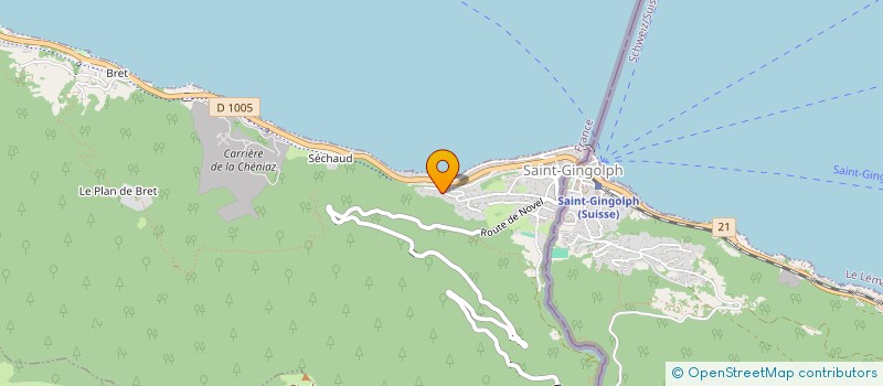 localisation de l'entreprise MDB AGENCE  EVIAN-LES-BAINS