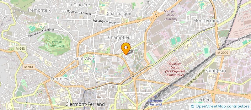 localisation de l'entreprise MDB BAT  CLERMONT-FERRAND