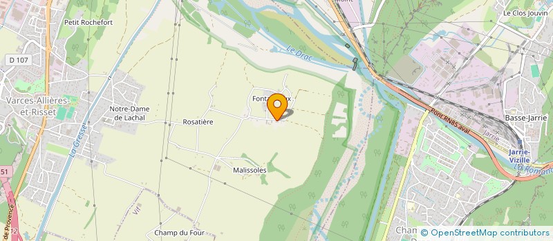 localisation de l'entreprise MDB CONCEPT PRO  VARCES-ALLIERES-ET-RISSET