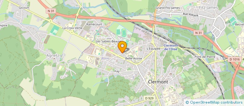 localisation de l'entreprise MDB CONSEIL à CLERMONT