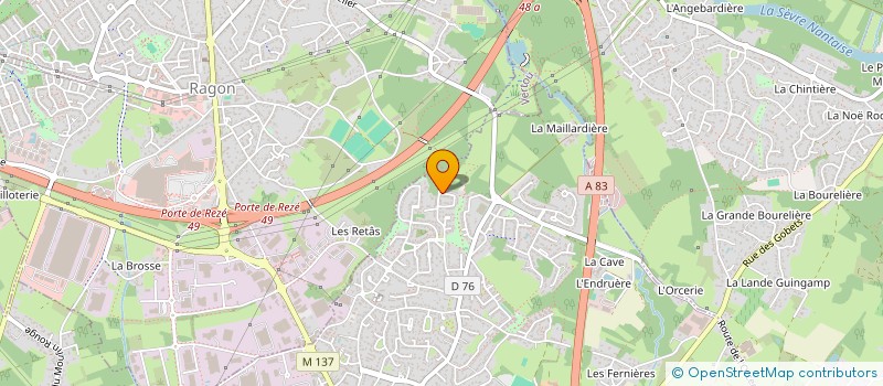 localisation de l'entreprise MDB CSF à LES SORINIERES