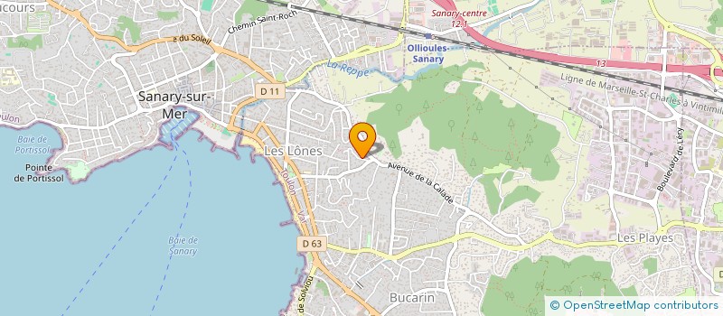 localisation de l'entreprise MDB EVO 83 à SIX-FOURS-LES-PLAGES