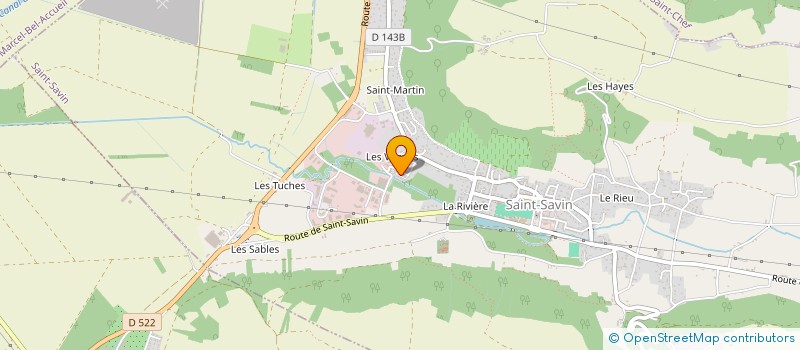 localisation de l'entreprise MDB FONCIER  SAINT-SAVIN