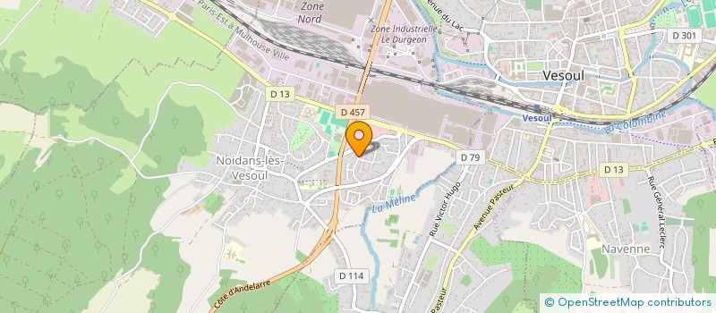 localisation de l'entreprise MDB HABITAT  NOIDANS-LES-VESOUL