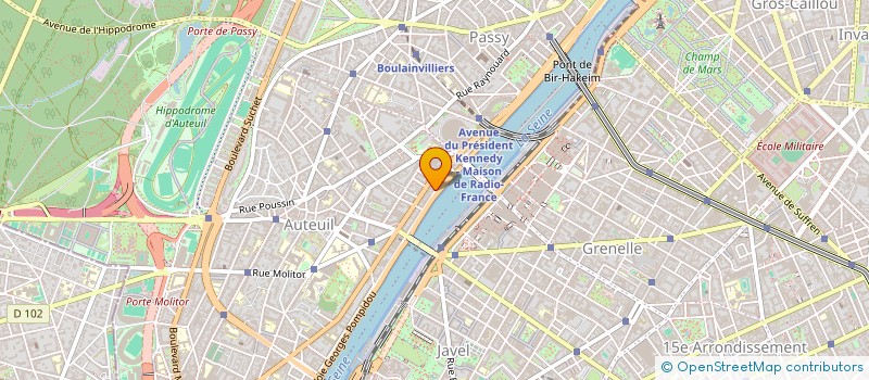 localisation de l'entreprise MDB HOLDING  PARIS