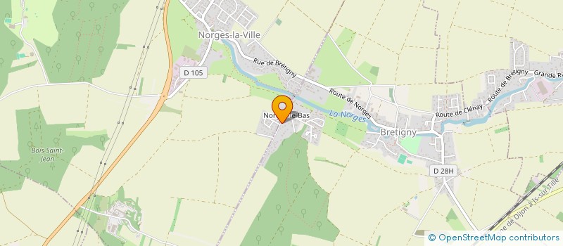 localisation de l'entreprise MDB HUMBERT CHEVROTON  NORGES-LA-VILLE