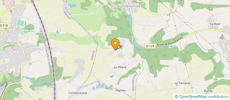 localisation de l'entreprise MDB IMMO  BONNEFAMILLE