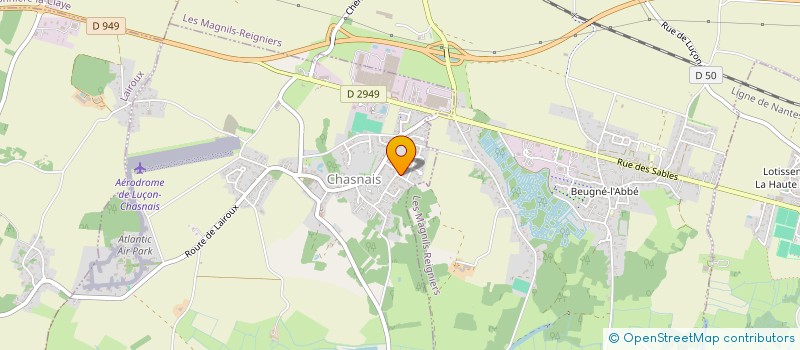 localisation de l'entreprise MDB IMMOBILIER  CHASNAIS