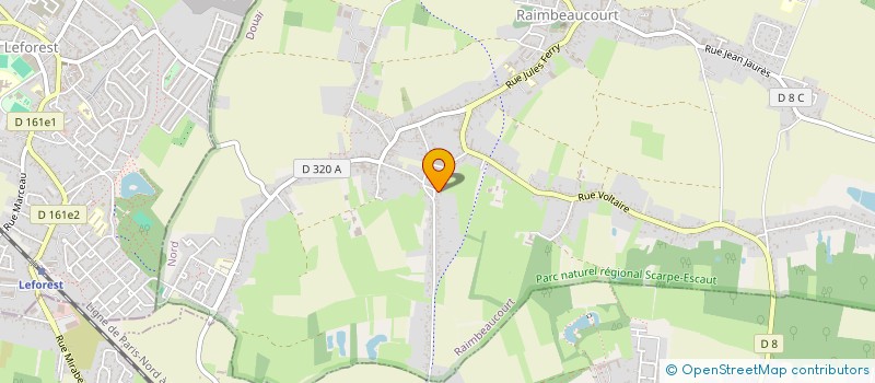 localisation de l'entreprise MDB IMMOBRY  RAIMBEAUCOURT