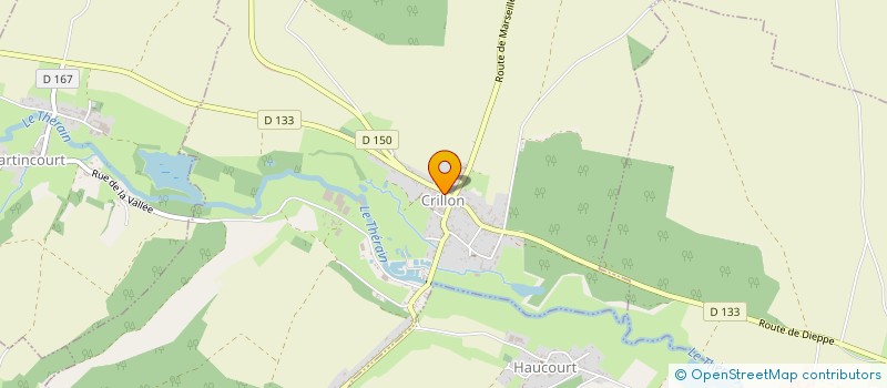 localisation de l'entreprise MDB INVEST  CRILLON