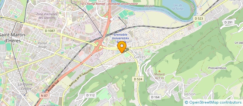 localisation de l'entreprise MDB INVEST IMMO  GIERES