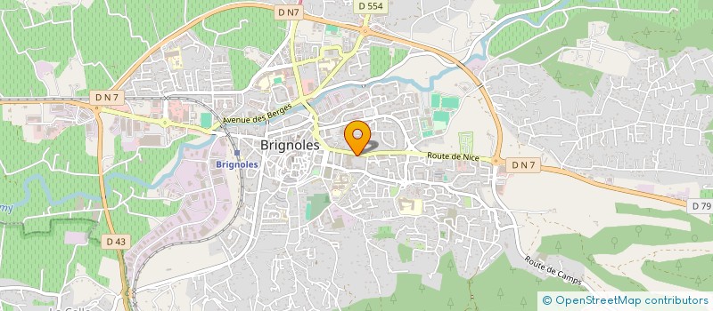 localisation de l'entreprise MDB LAGARRIQUE & SAUVAIGO  BRIGNOLES