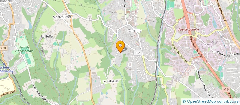 localisation de l'entreprise MDB LIB  DARDILLY