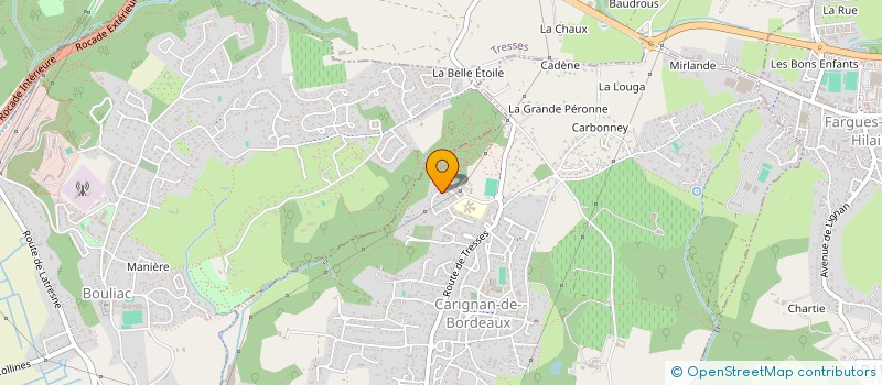 localisation de l'entreprise MDB LO PARTNERS  CARIGNAN-DE-BORDEAUX