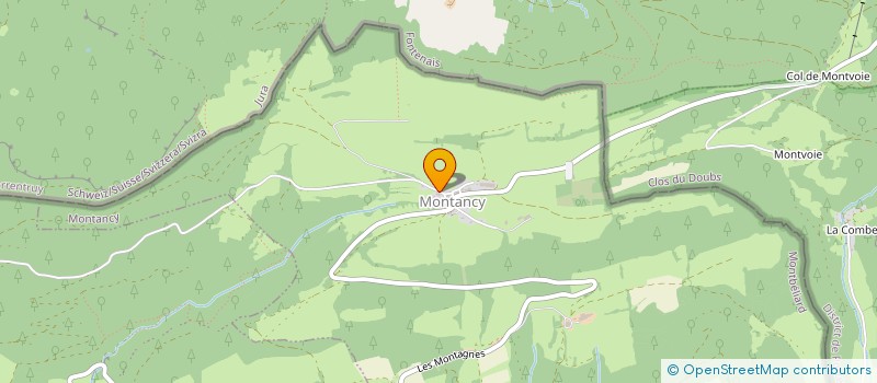 localisation de l'entreprise MDB&NLQ  MONTANCY