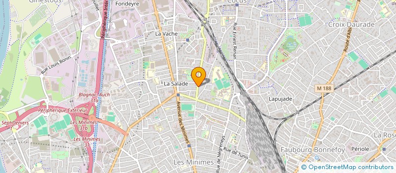 localisation de l'entreprise MDB OCCITANIE INVEST à TOULOUSE